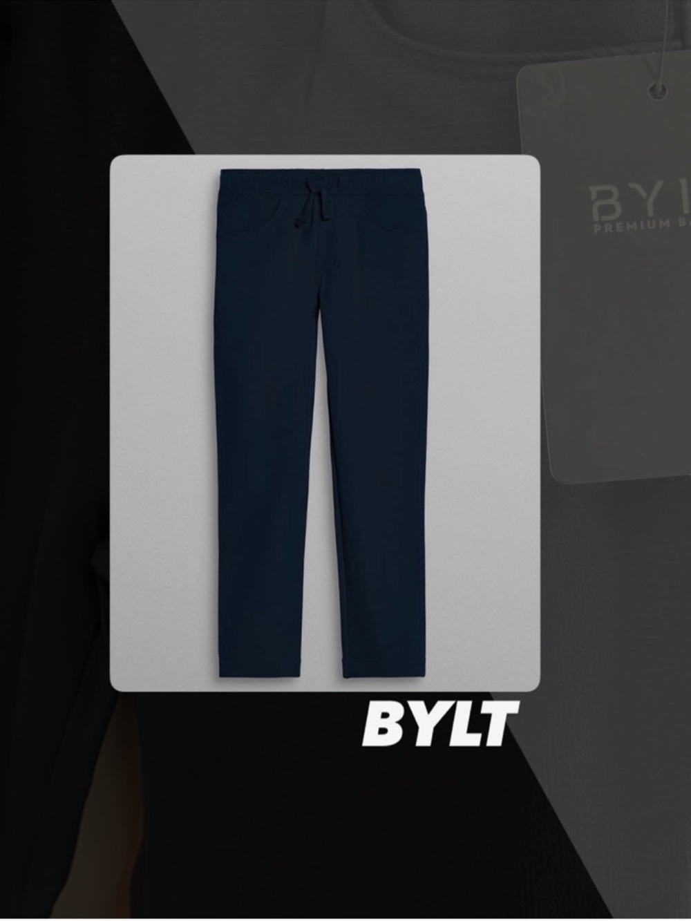 NWT Bylt Basics Blue Ripstop Pants